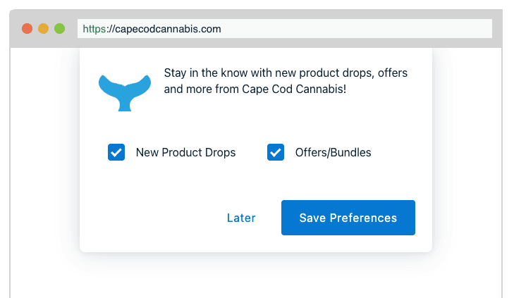 Allow Web Push Notifications for Cape Cod Cannabis in Wellfleet, MA